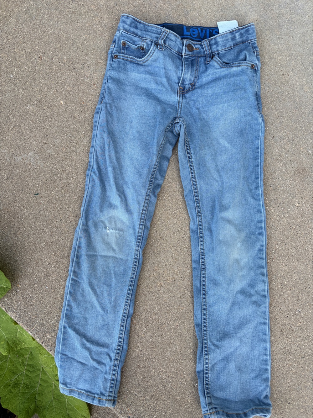 Levi's Light Wash Blue 502 Straight Jeans